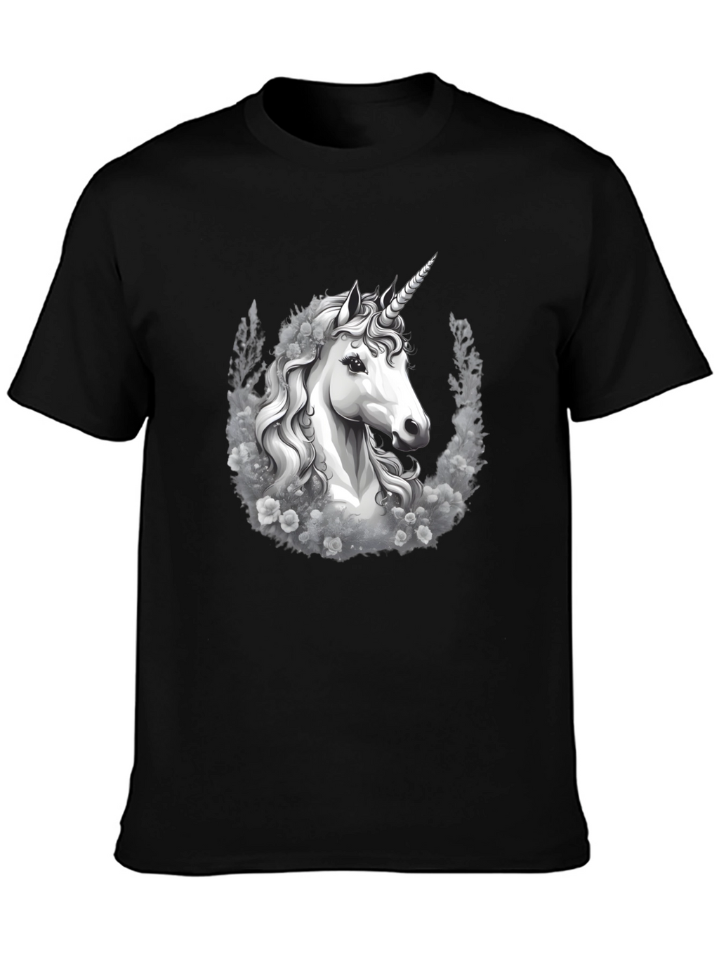 Unicorn Graphic Tee - Black T-Shirt