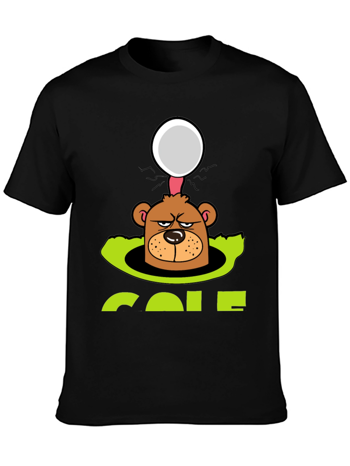 Funny Golf Bear T-Shirt
