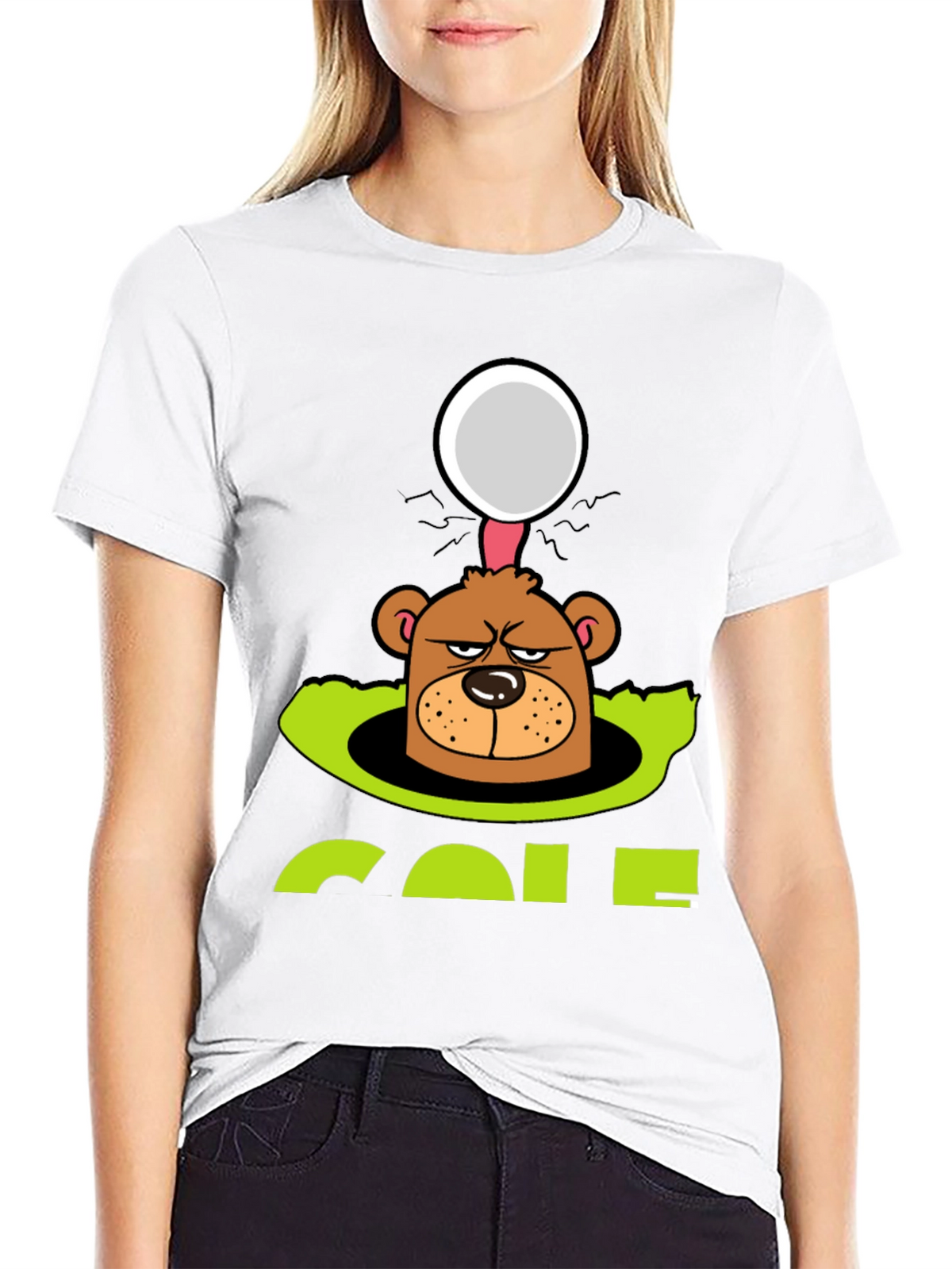Funny Golf Bear T-Shirt
