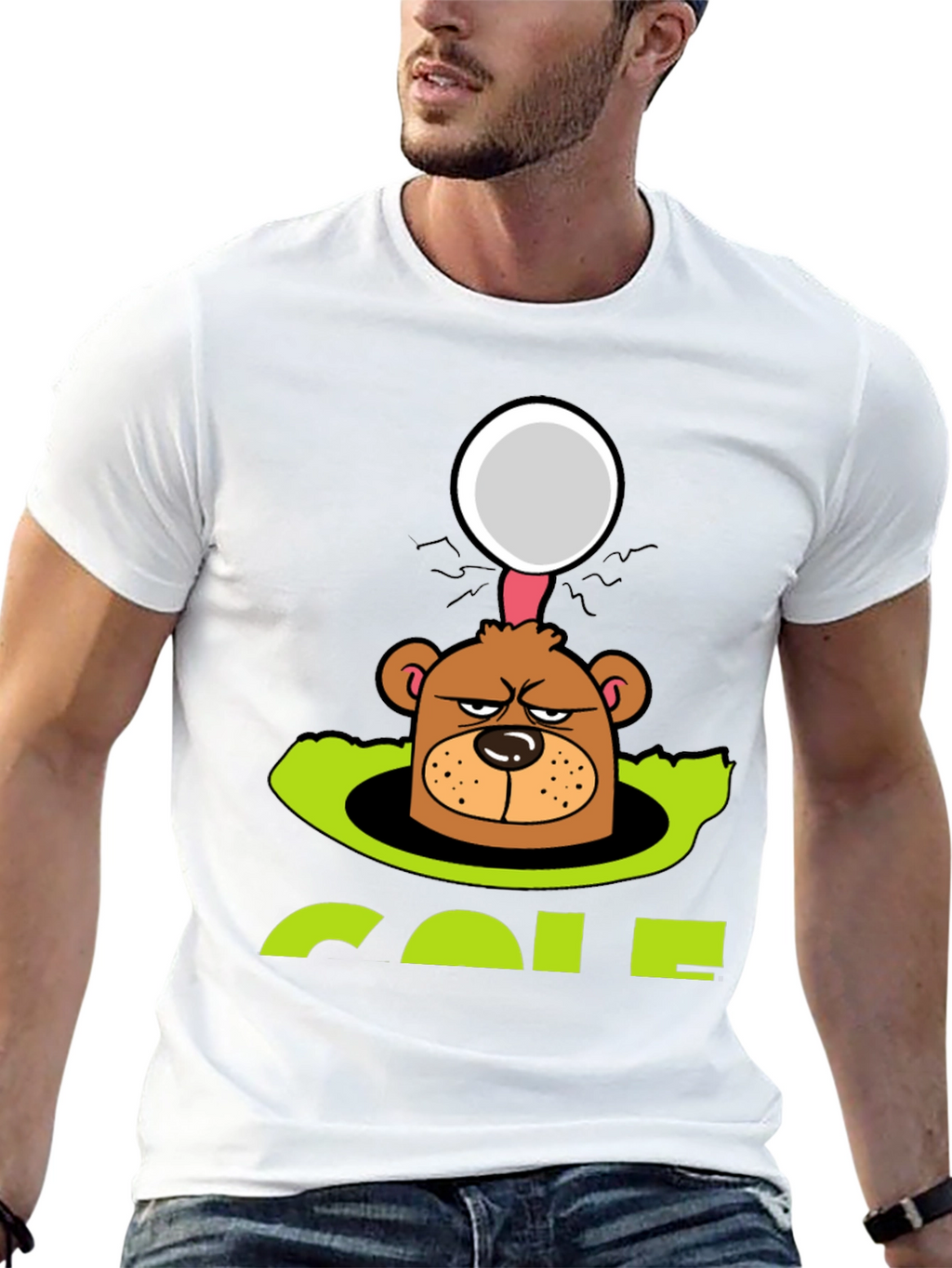 Funny Golf Bear T-Shirt