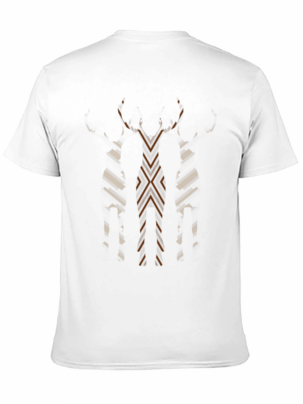 Abstract Geometric Mens Graphic Tee - Black