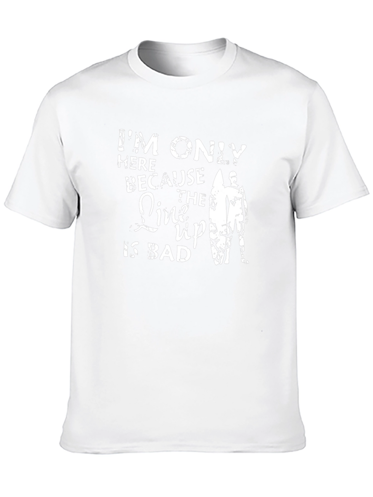 Humorous Surfer T-Shirt: Im Only Here...