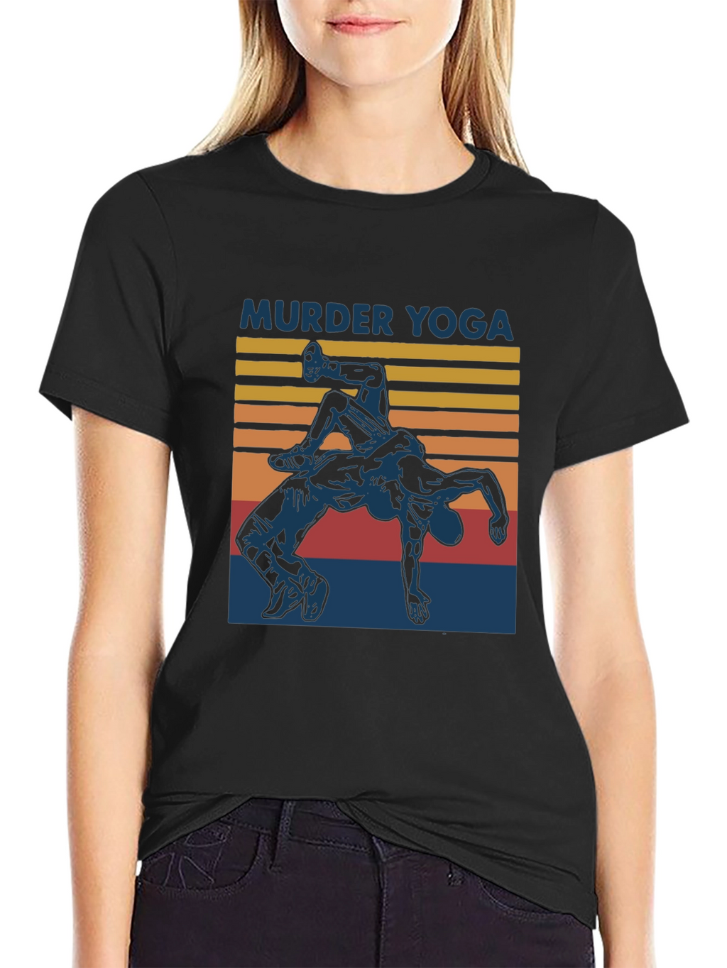 Murder Yoga Graphic T-Shirt