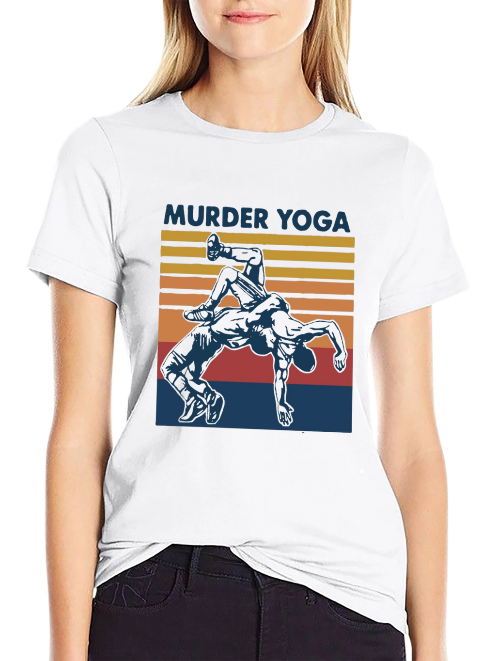 Murder Yoga Graphic T-Shirt