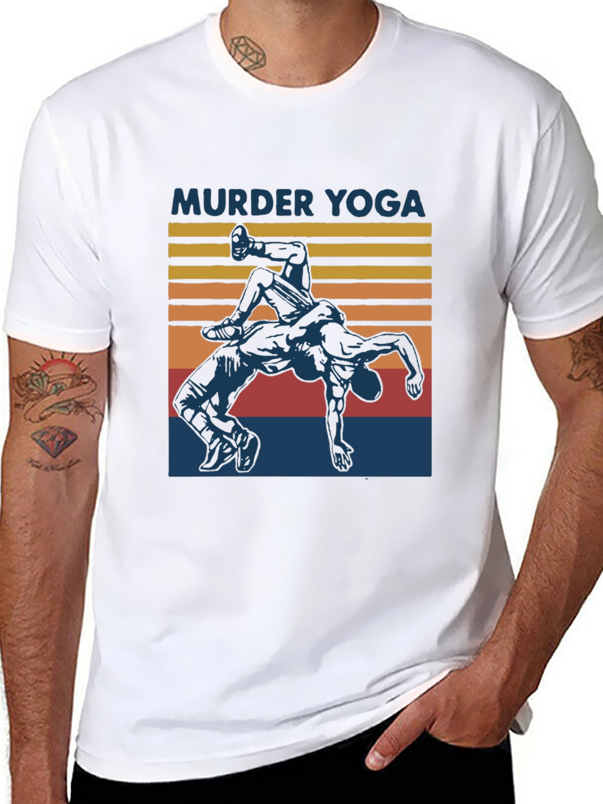Murder Yoga Graphic T-Shirt