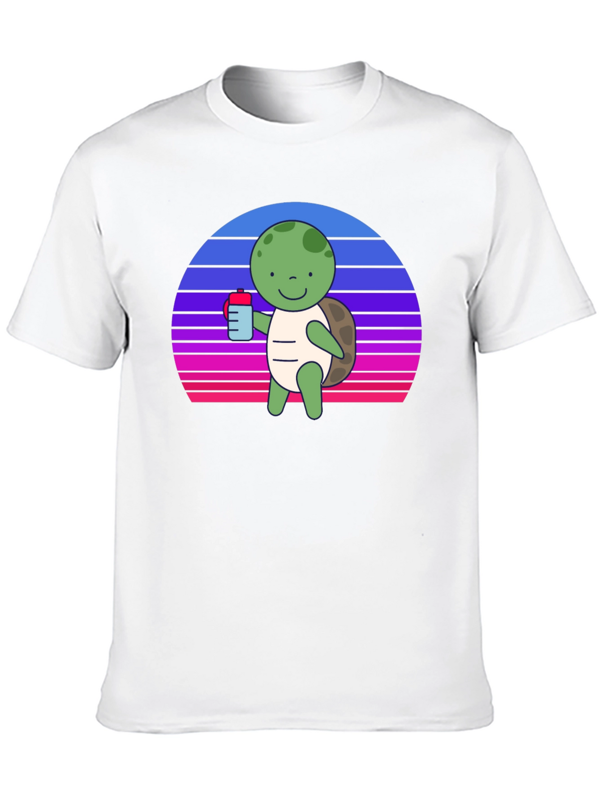 Turtle Sipping Sunset Tee