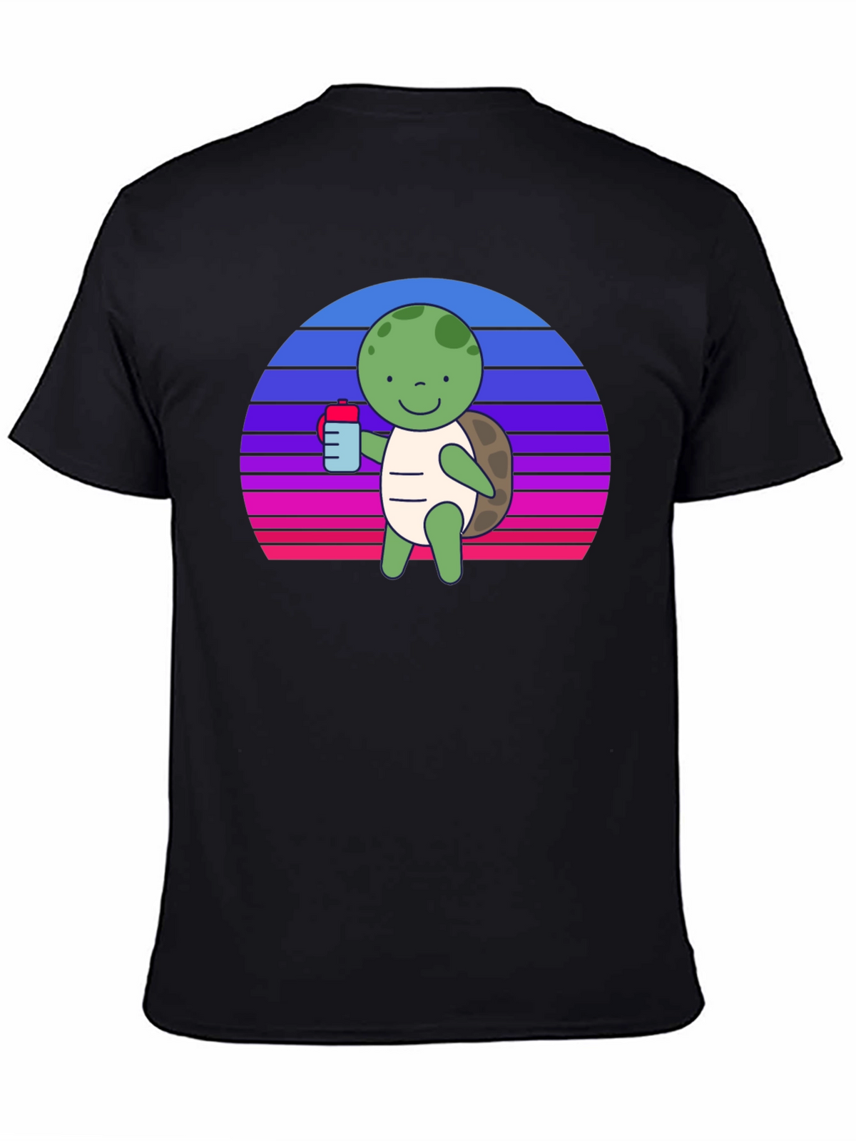Turtle Sipping Sunset Tee