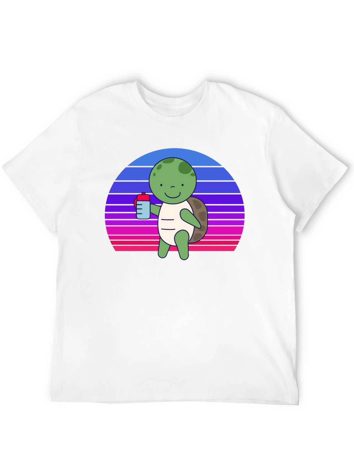 Turtle Sipping Sunset Tee