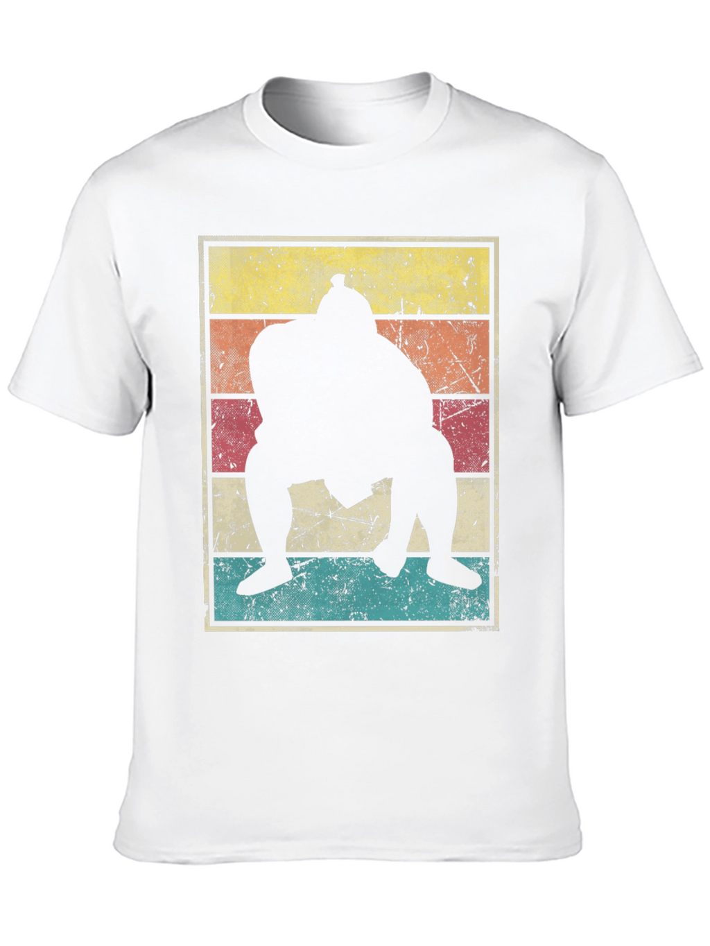 Retro Sumo Wrestler Graphic Tee