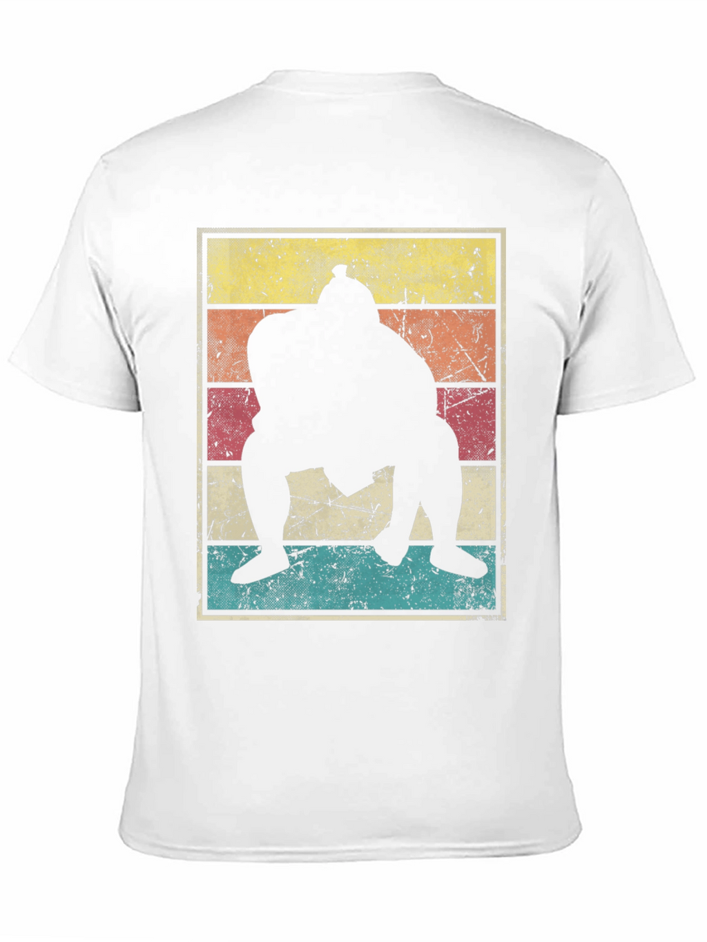Retro Sumo Wrestler Graphic Tee