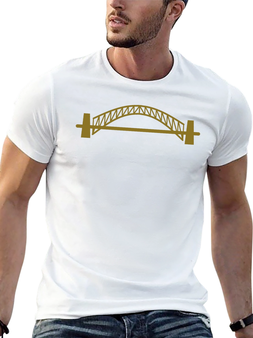 Sydney Harbour Bridge Graphic Tee - Classic Design