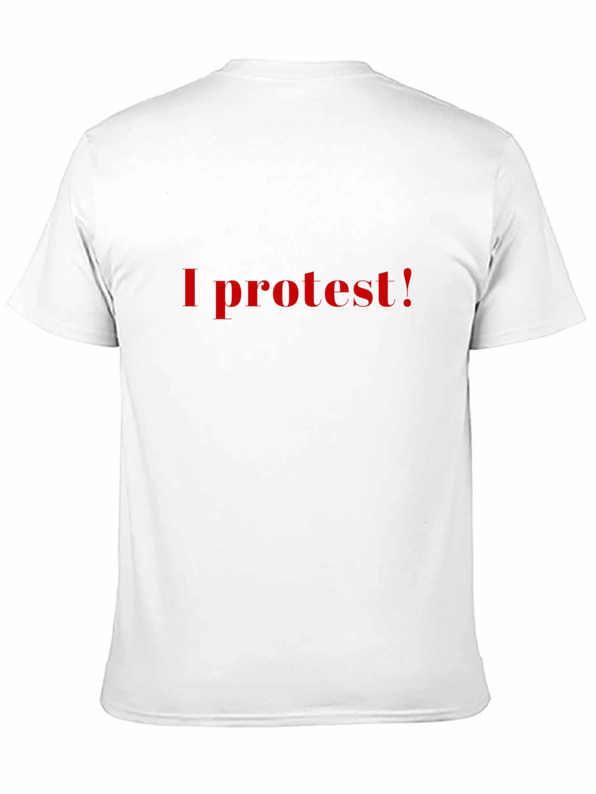 I Protest! Black Graphic Tee