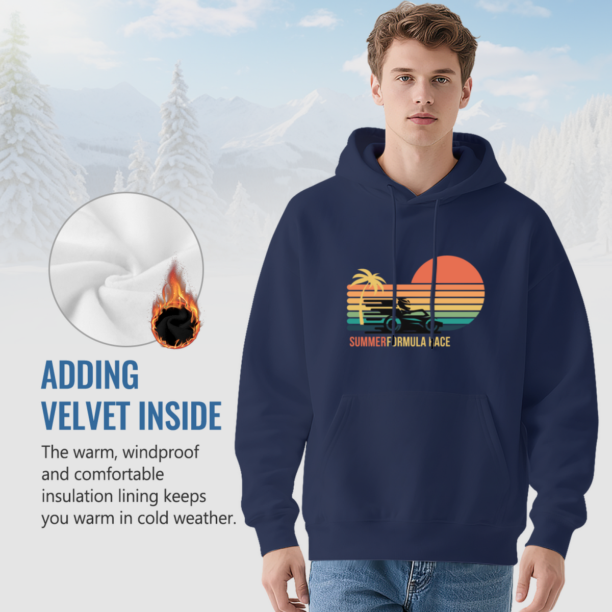 Retro Sunset Hoodie