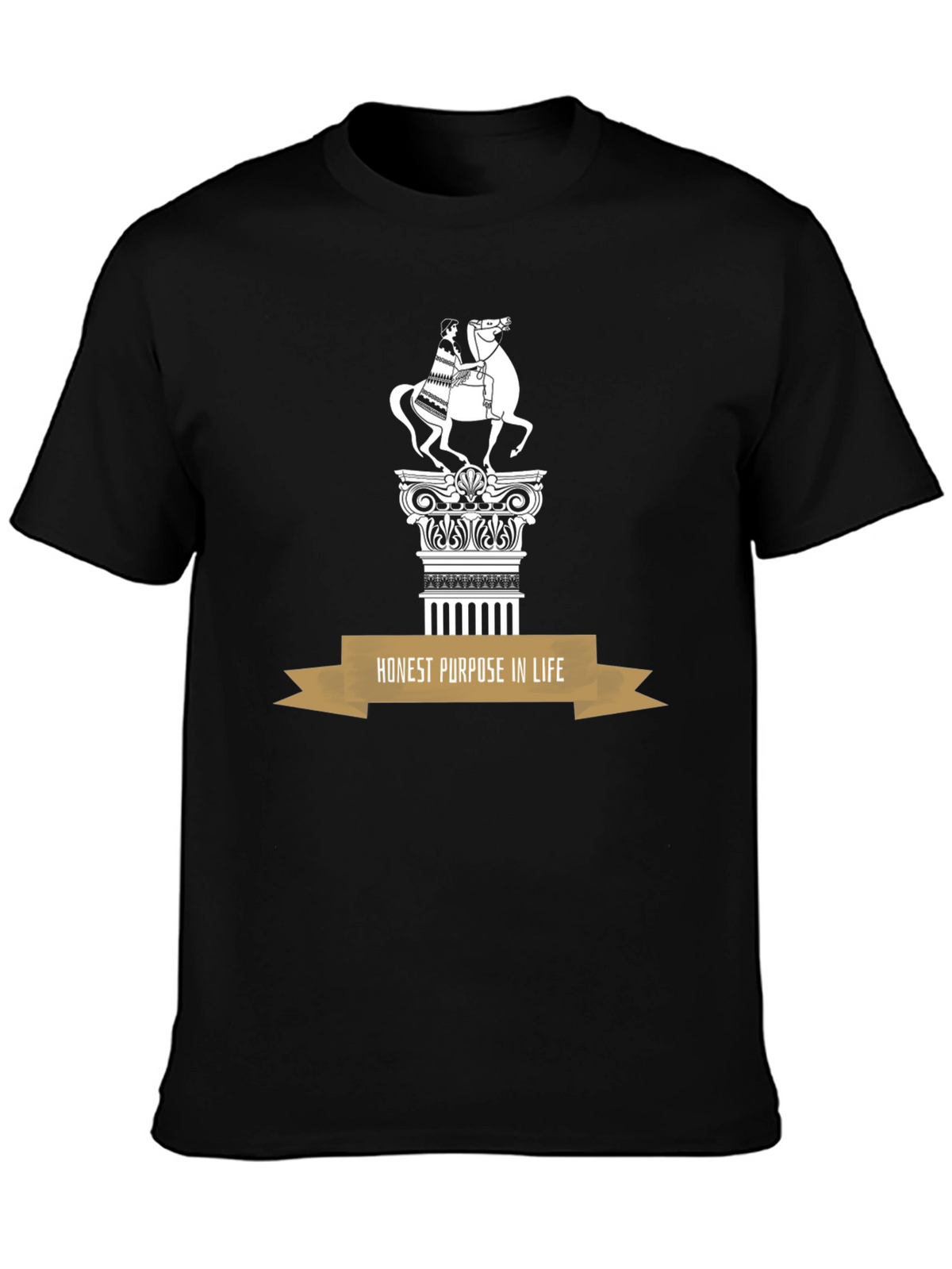 Statement T-Shirt: Honest Purpose in Life Design