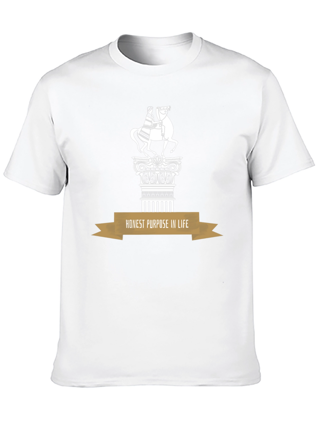 Statement T-Shirt: Honest Purpose in Life Design