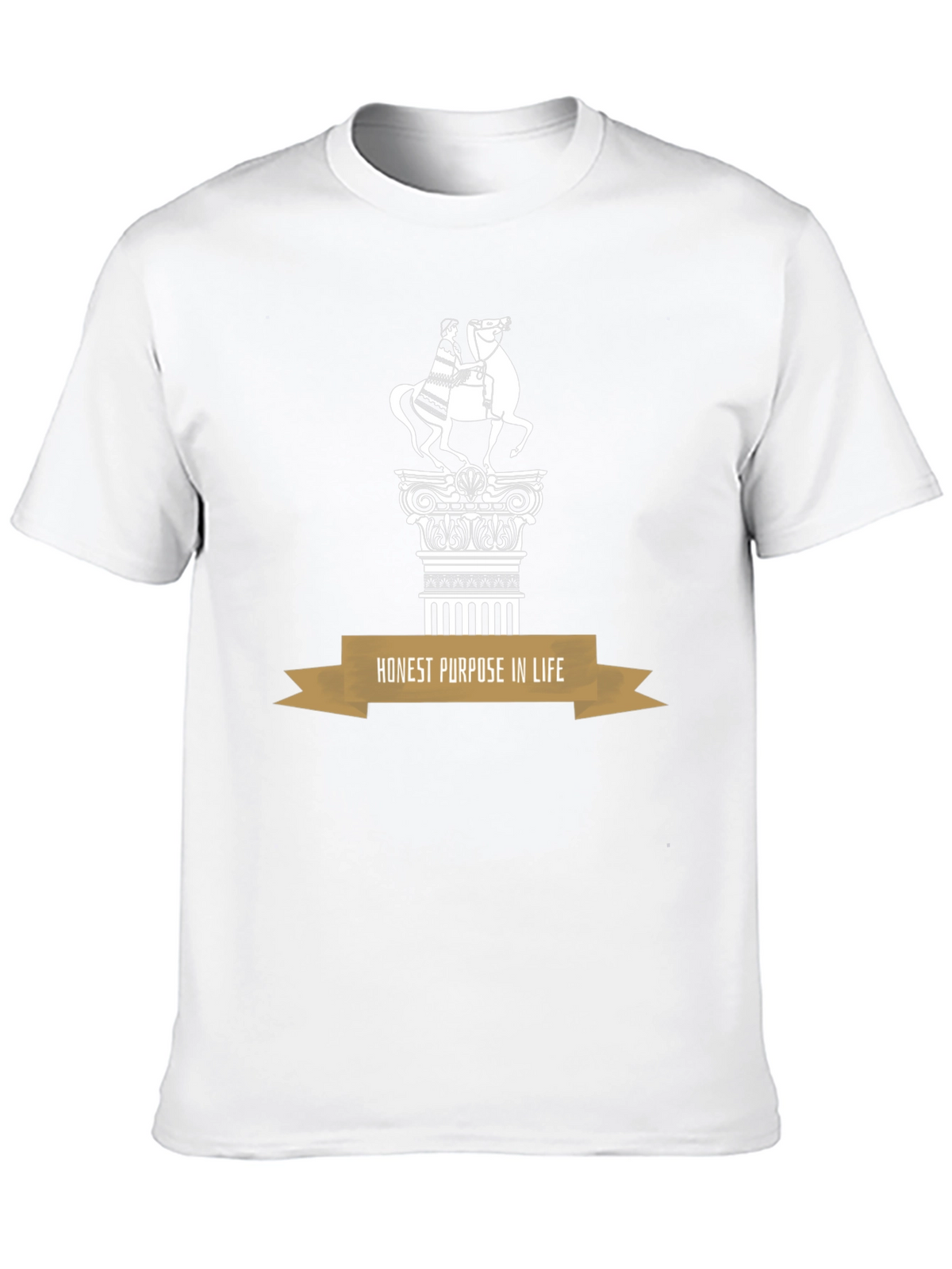 Statement T-Shirt: Honest Purpose in Life Design