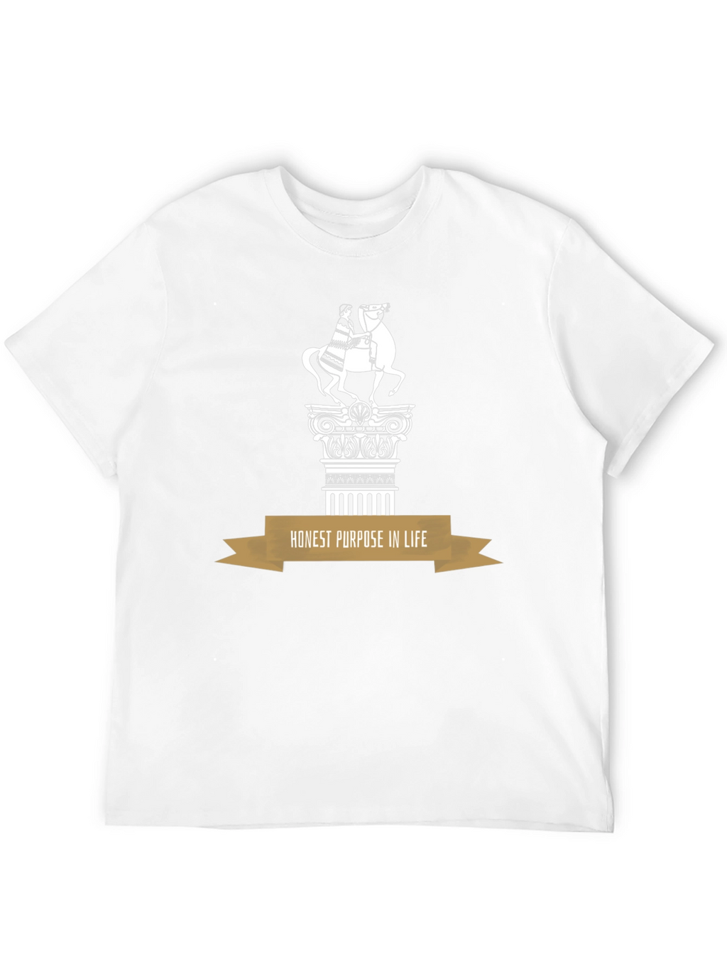 Statement T-Shirt: Honest Purpose in Life Design