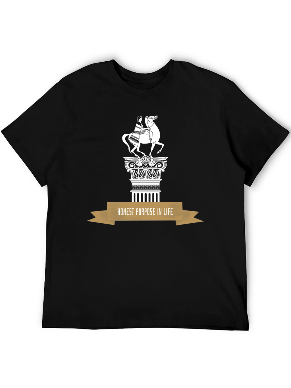 Statement T-Shirt: Honest Purpose in Life Design