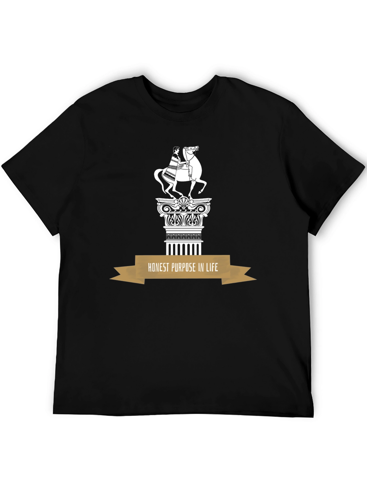 Statement T-Shirt: Honest Purpose in Life Design