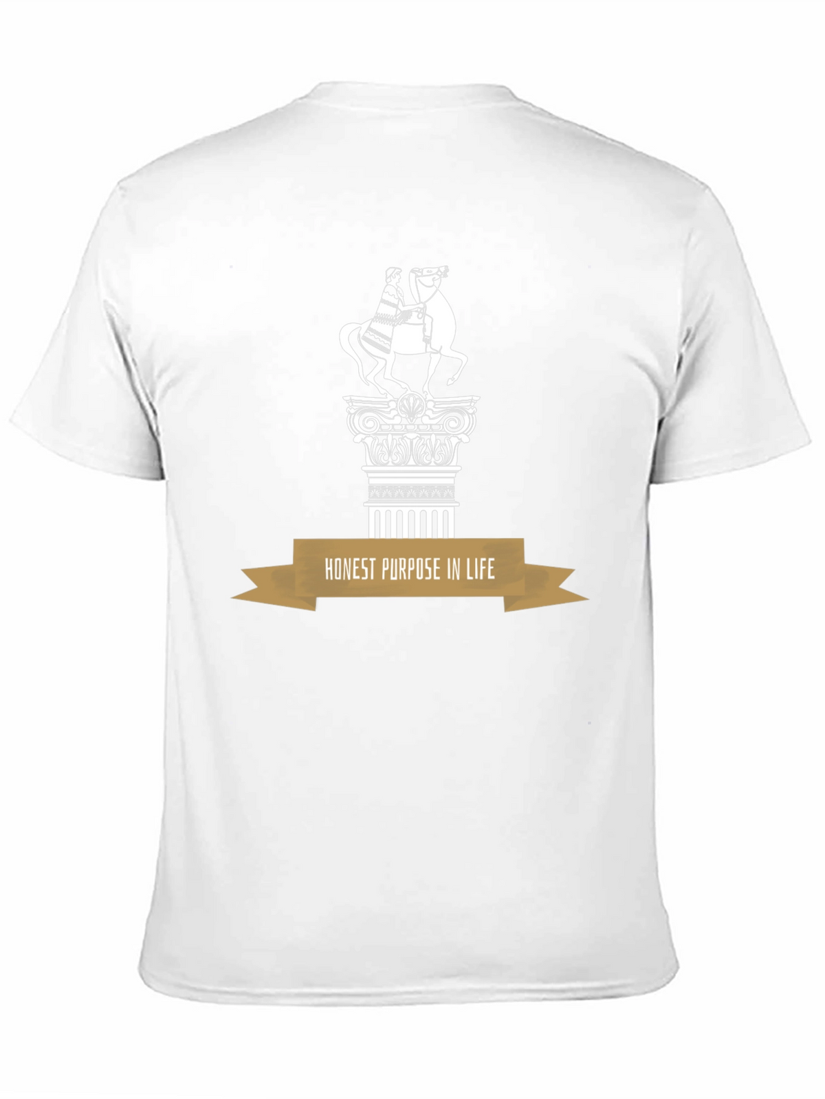 Statement T-Shirt: Honest Purpose in Life Design