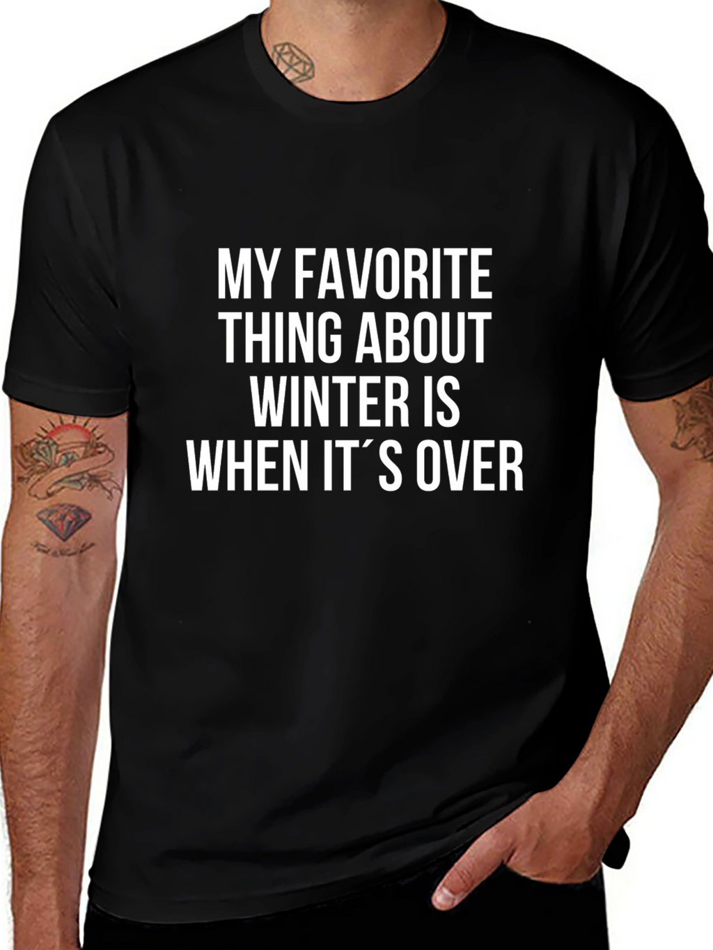 Funny Winter Sarcasm T-Shirt - When Its Over