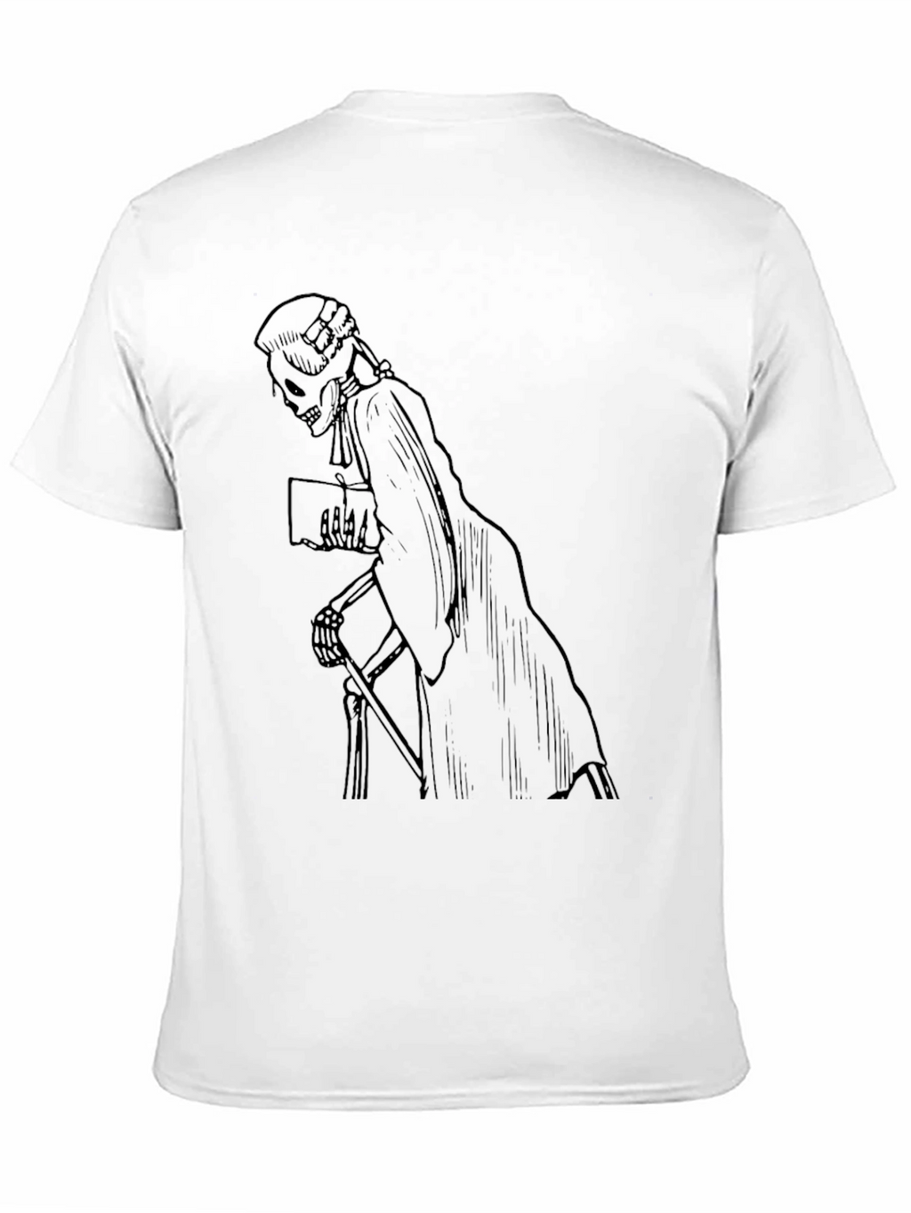 Grim Reaper Lawyer Black Graphic Tee