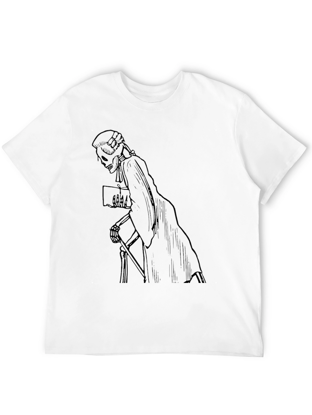 Grim Reaper Lawyer Black Graphic Tee