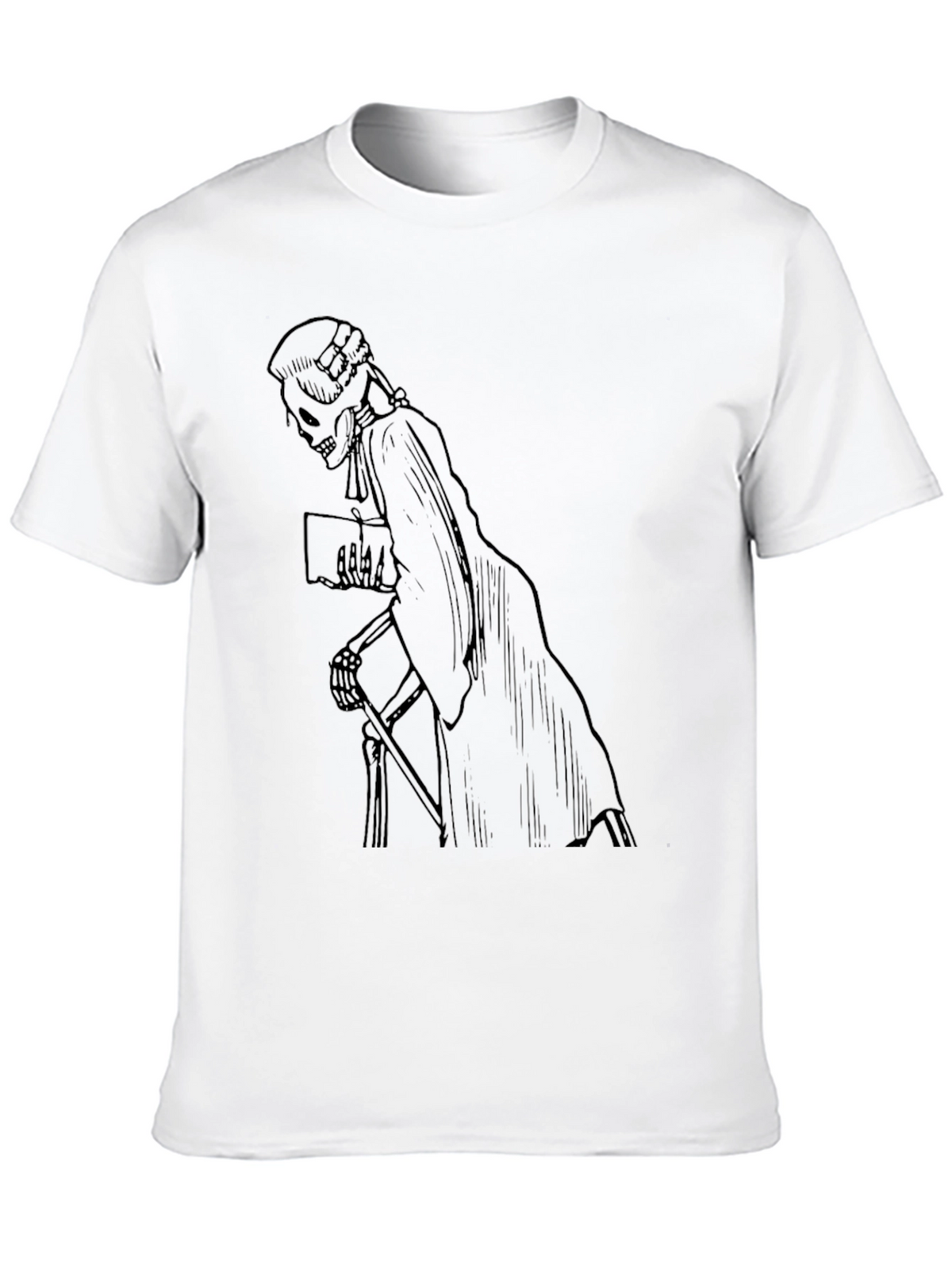 Grim Reaper Lawyer Black Graphic Tee