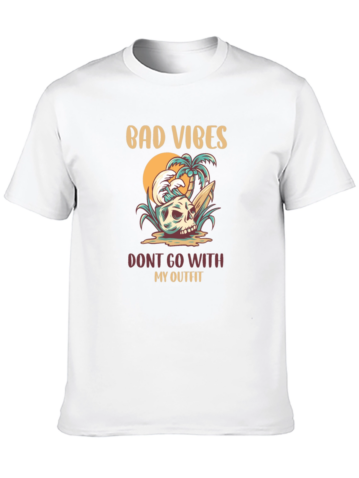Bad Vibes Outfit Graphic T-Shirt