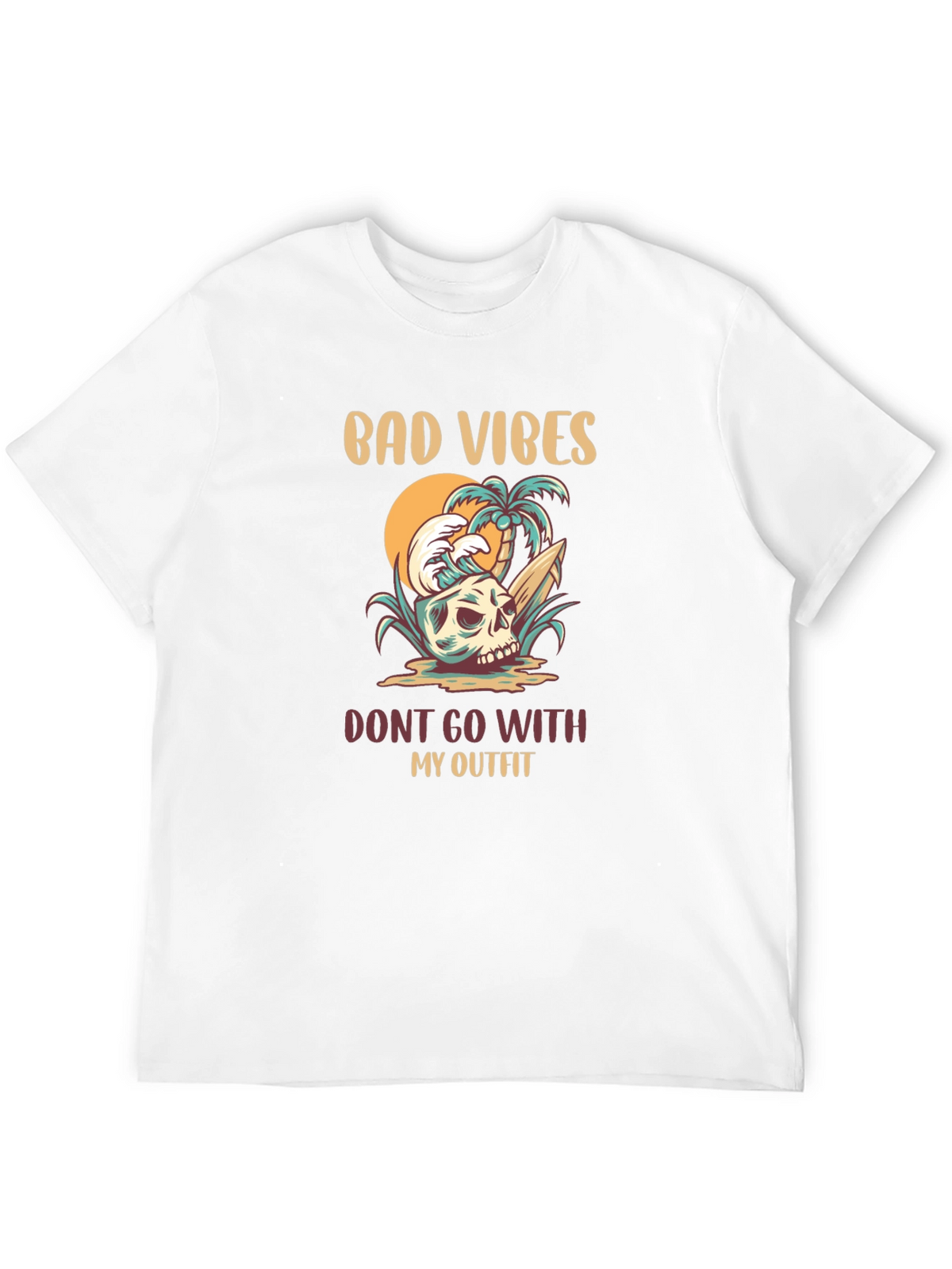 Bad Vibes Outfit Graphic T-Shirt