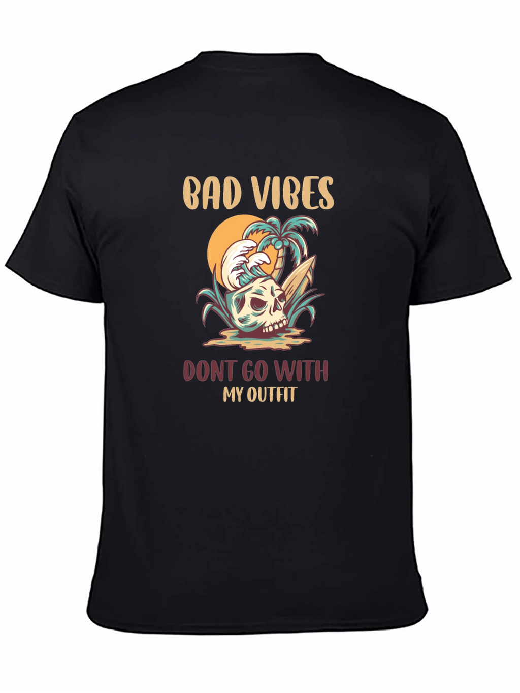 Bad Vibes Outfit Graphic T-Shirt