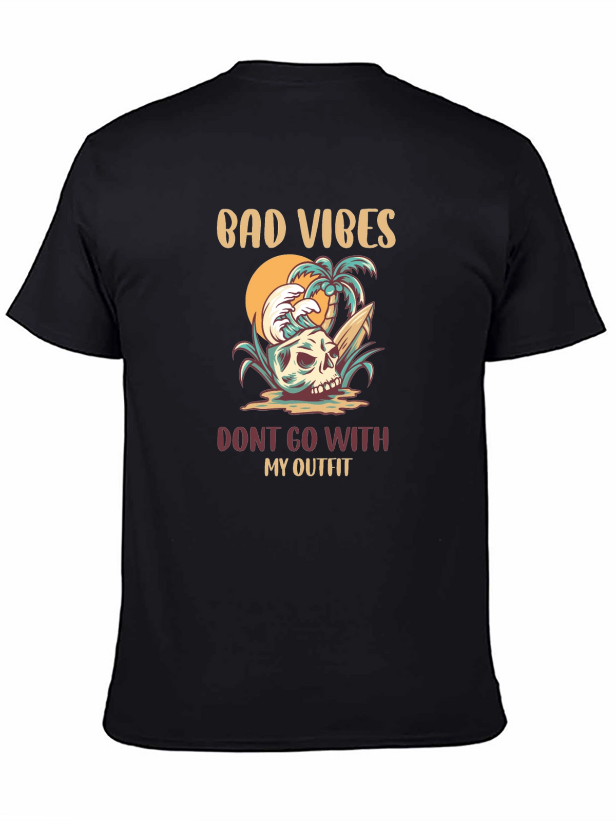 Bad Vibes Outfit Graphic T-Shirt