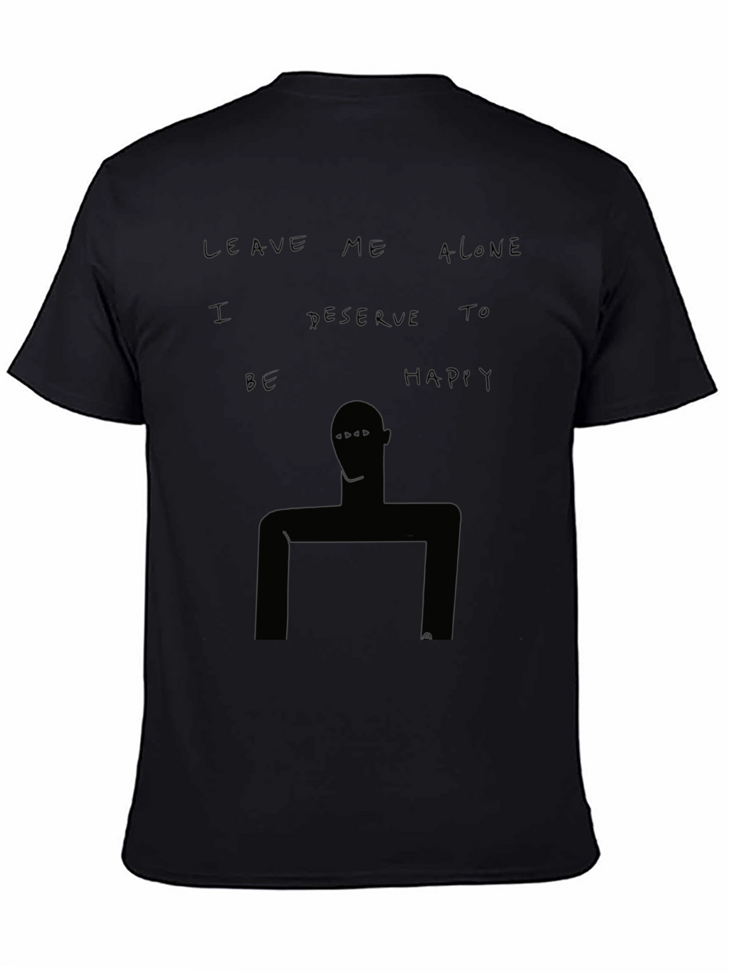 Unique Graphic Tee - Leave Me Alone