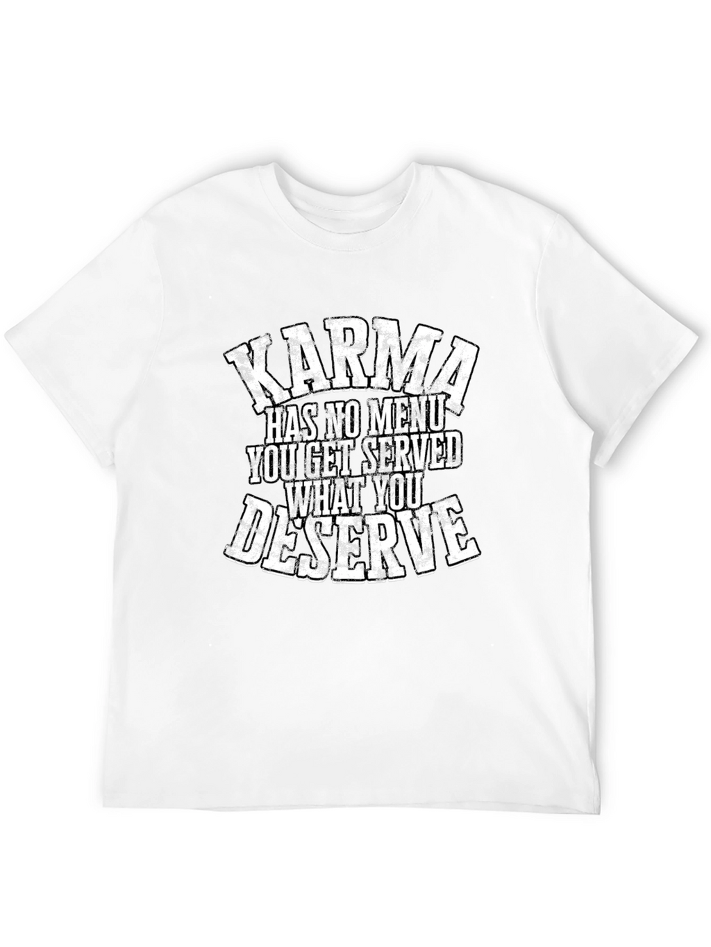 Karma Quote Graphic Tee - Black