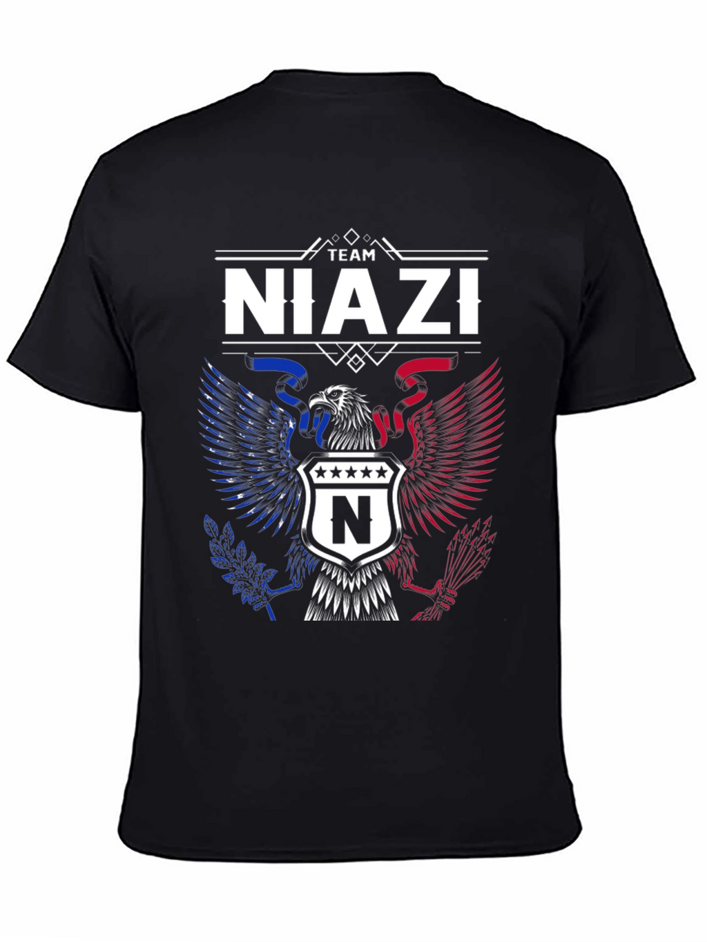 Team Niazi Eagle Crest Graphic T-Shirt