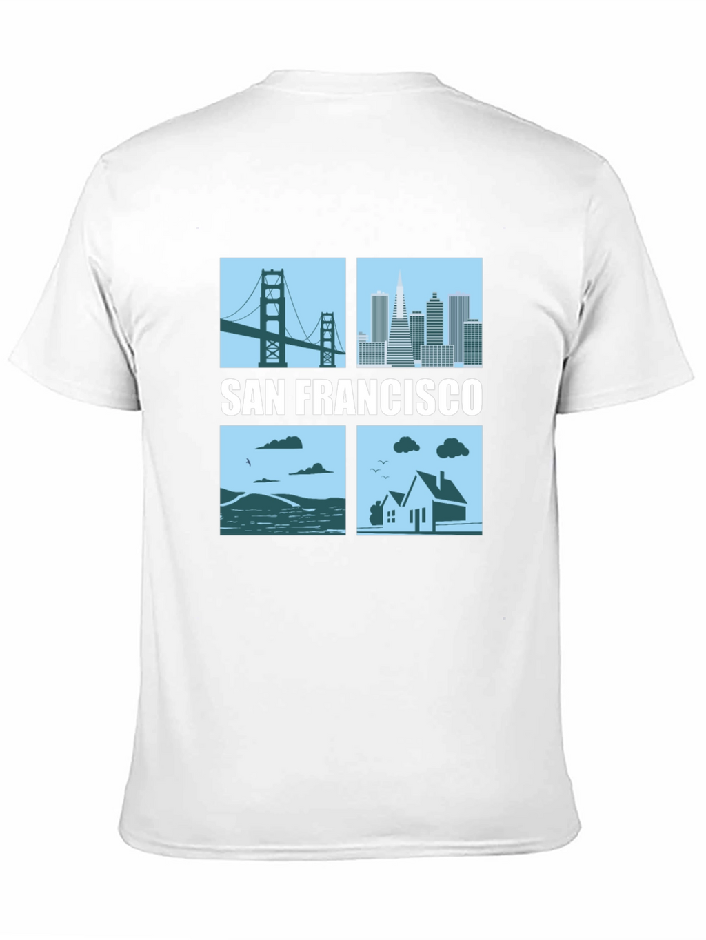 San Francisco Cityscape Graphic T-Shirt