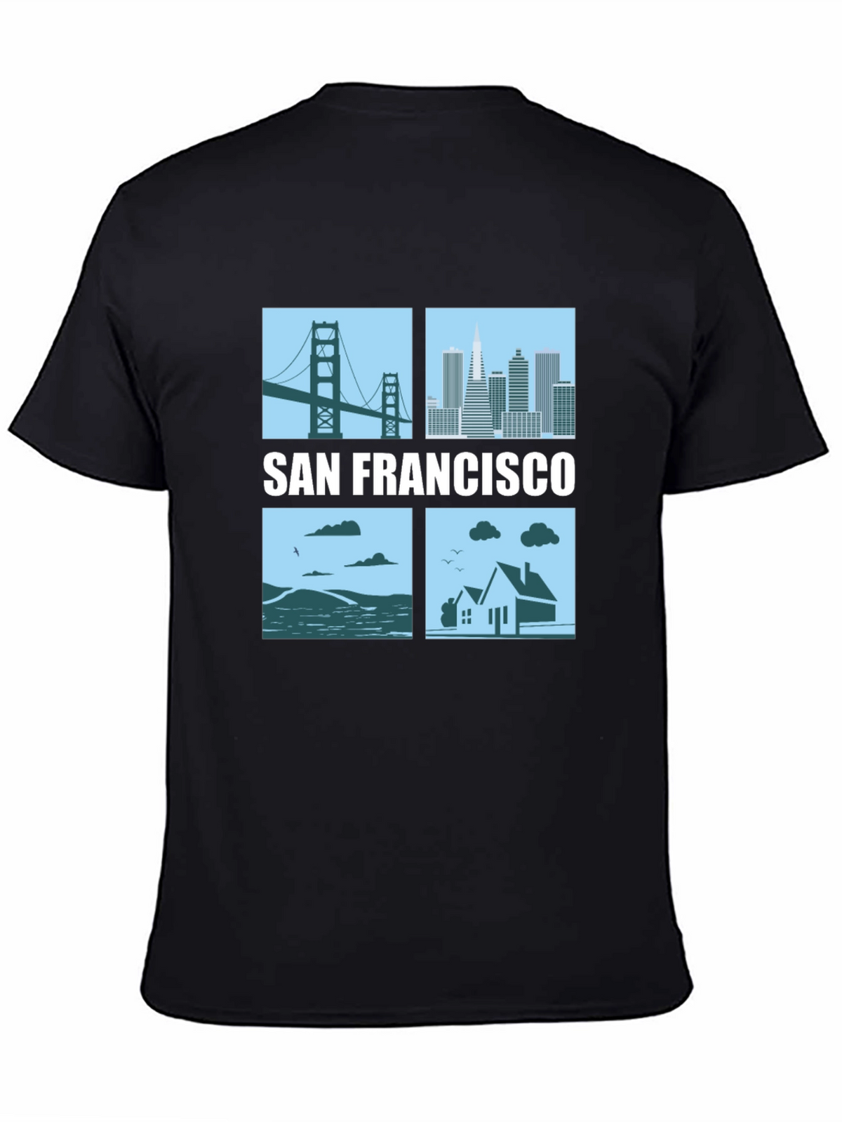 San Francisco Cityscape Graphic T-Shirt