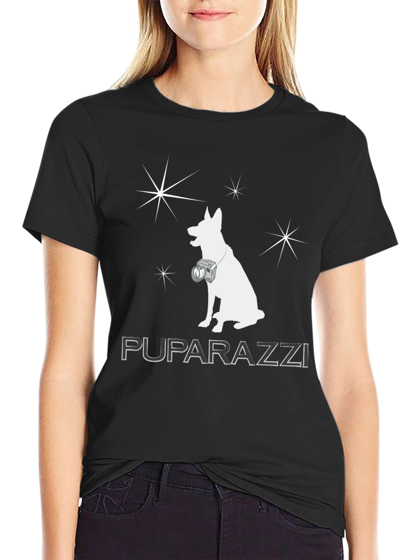 PUPARAZZI Dog Photographer Graphic T-Shirt