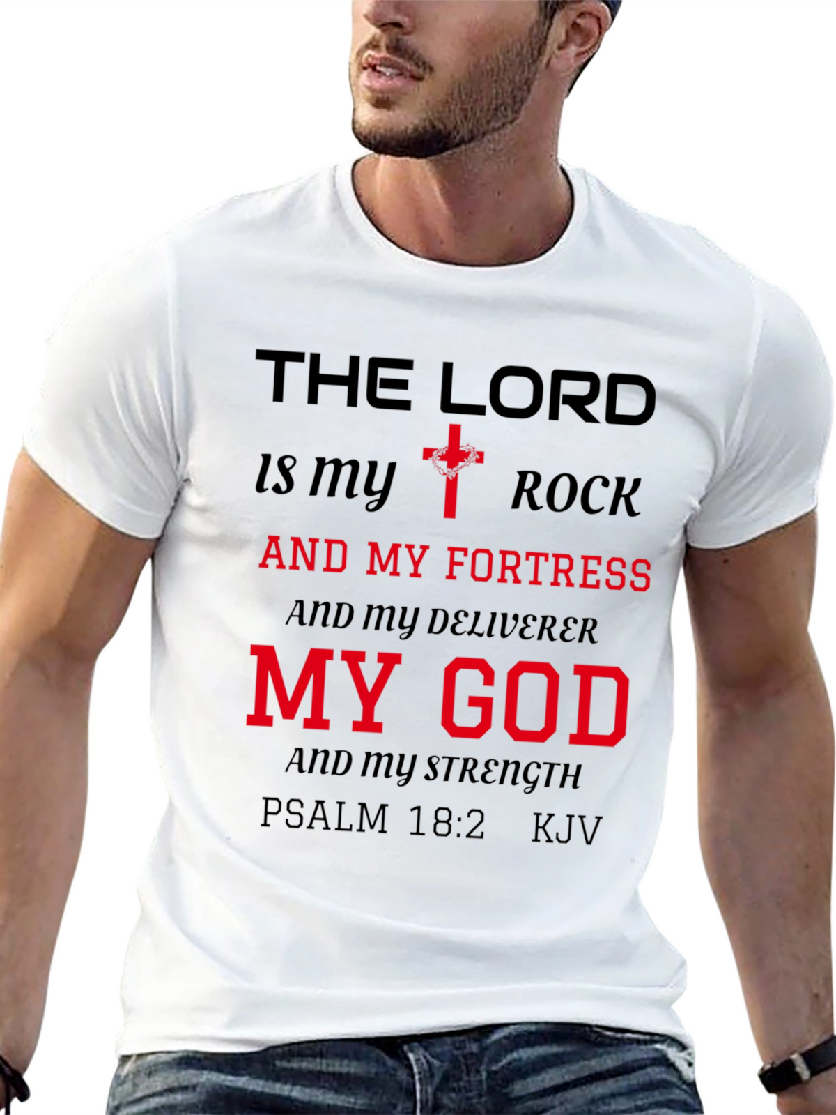 The Lord is My Rock Graphic T-Shirt