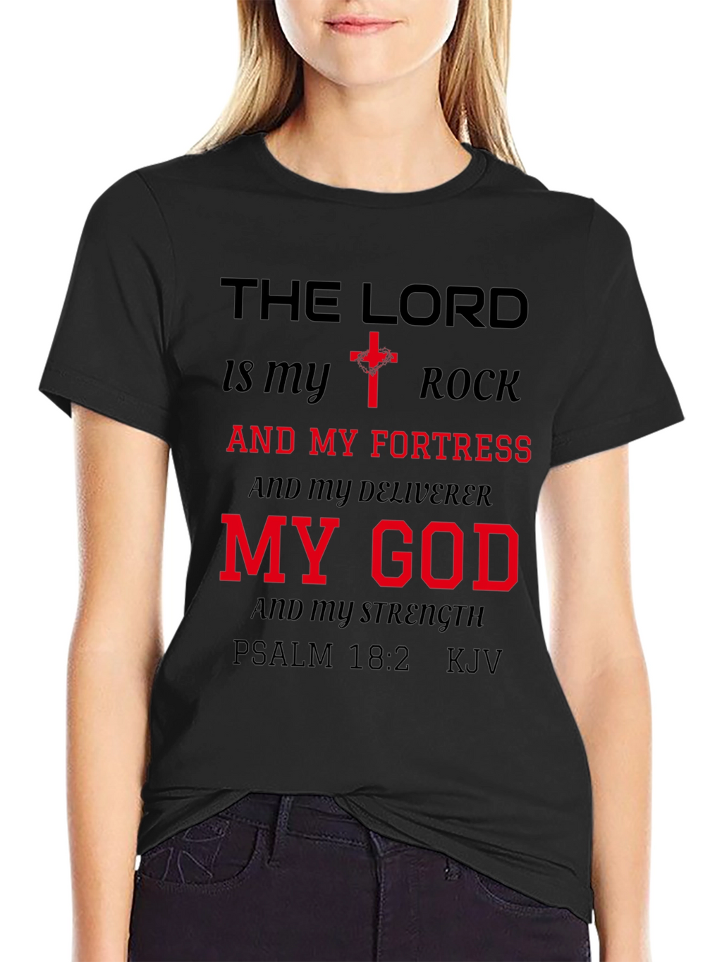 The Lord is My Rock Graphic T-Shirt
