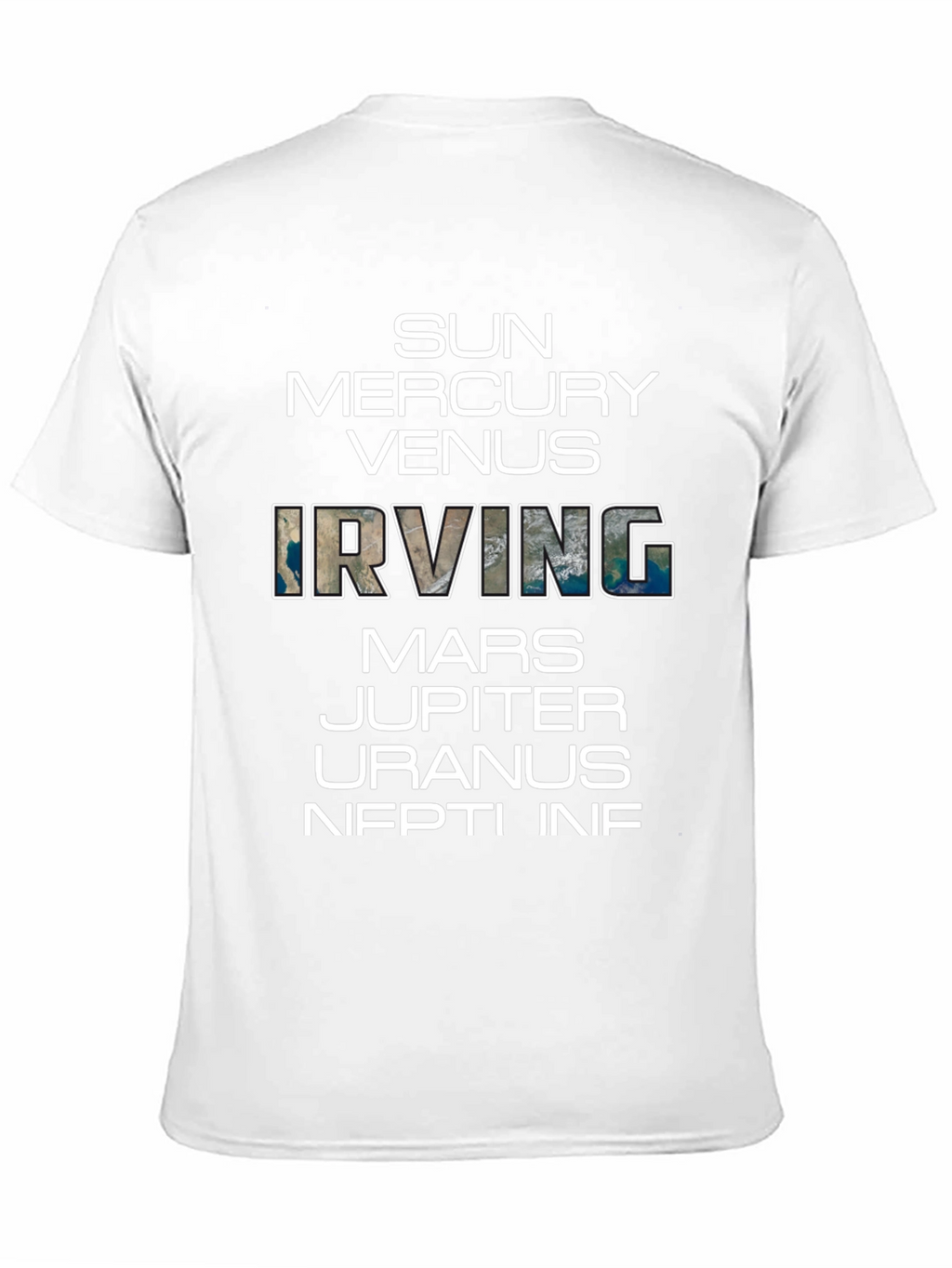 Planets & Irving Graphic Black T-Shirt