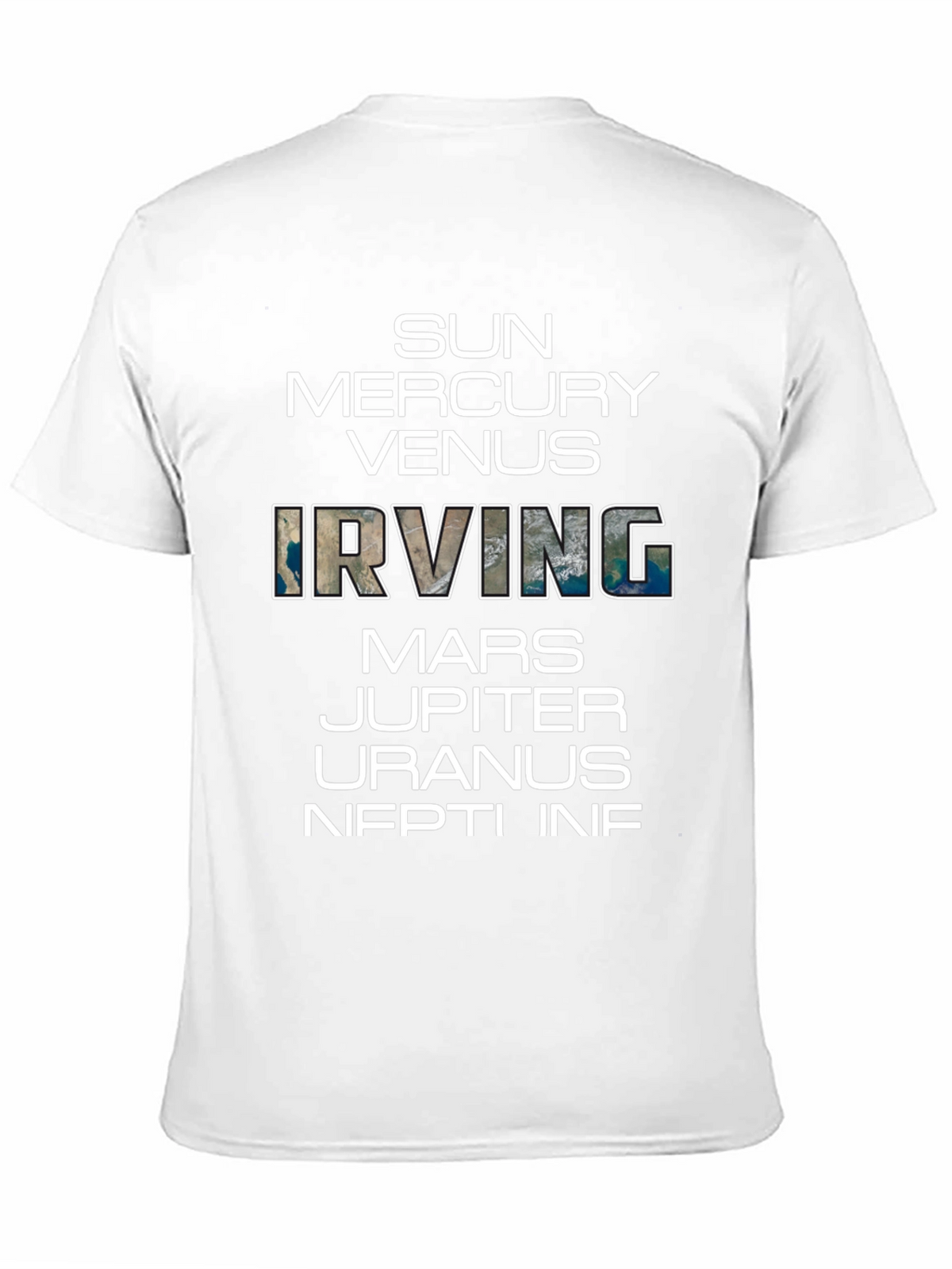 Planets & Irving Graphic Black T-Shirt