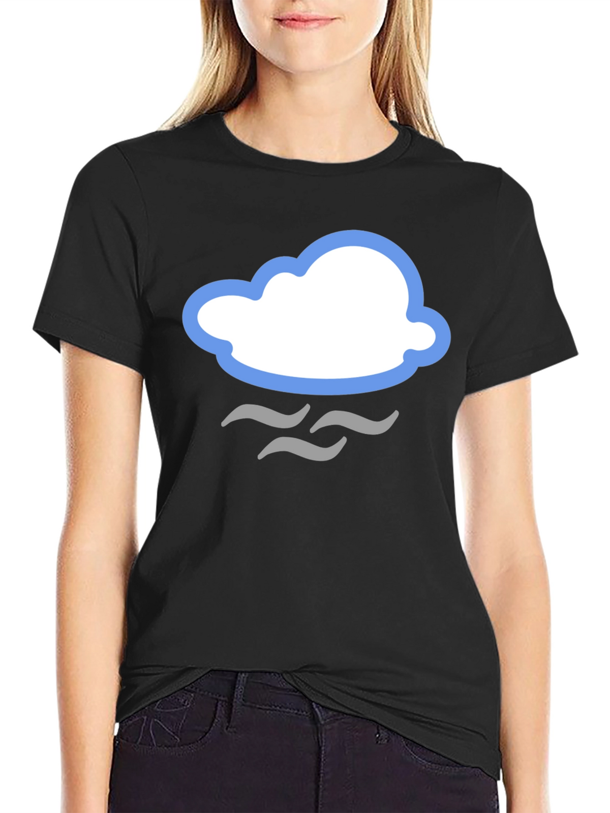 Cloud Graphic T-Shirt - Stylish Weather Tee