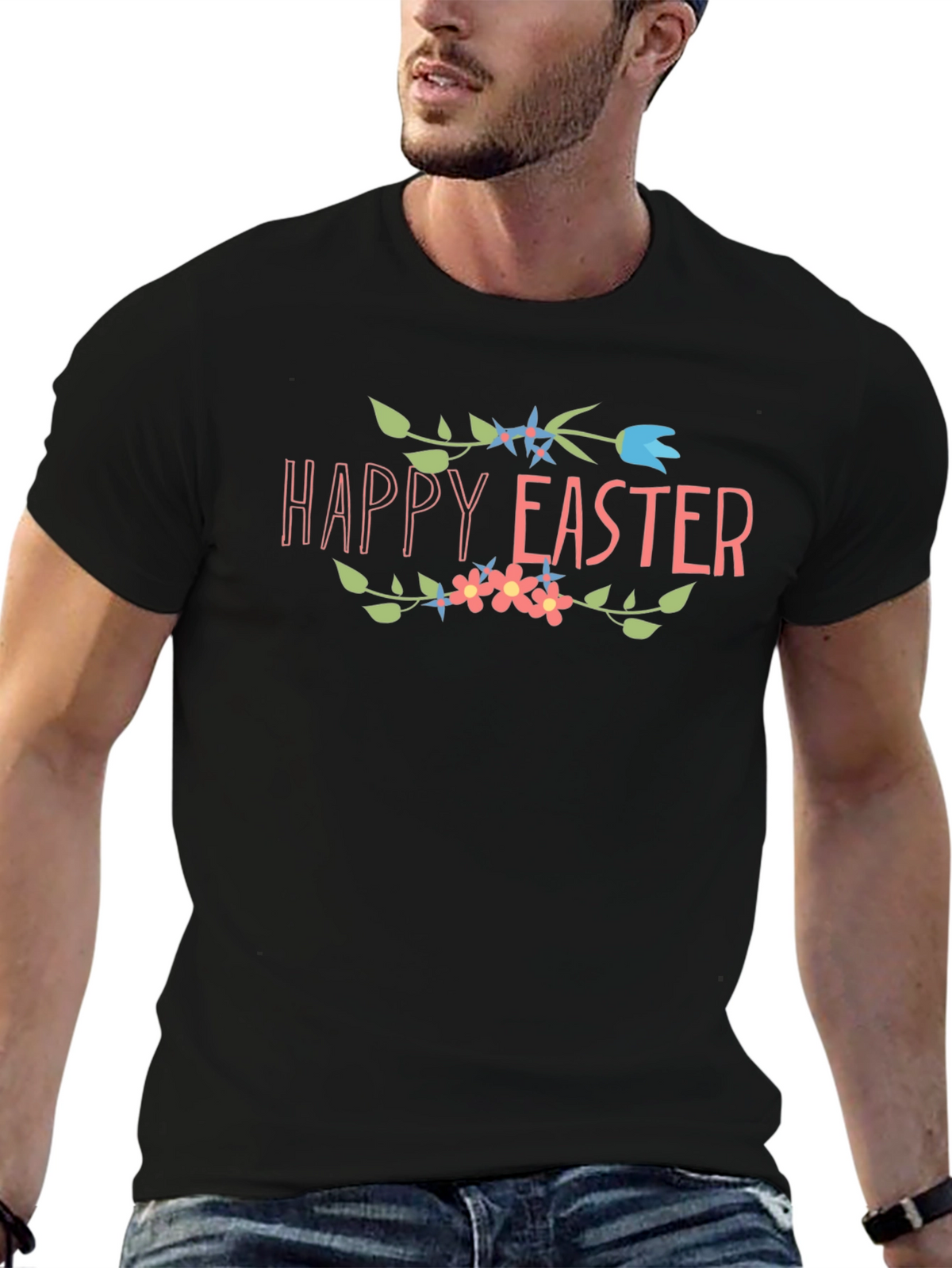 Happy Easter Floral T-Shirt