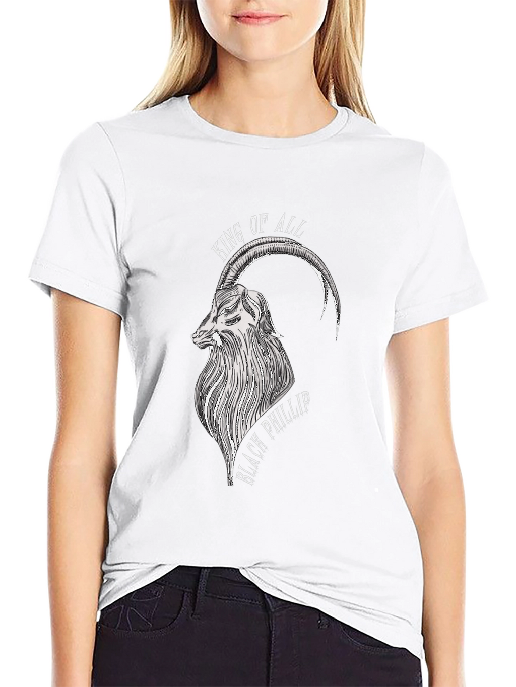 Black Phillip Goat Graphic Tee