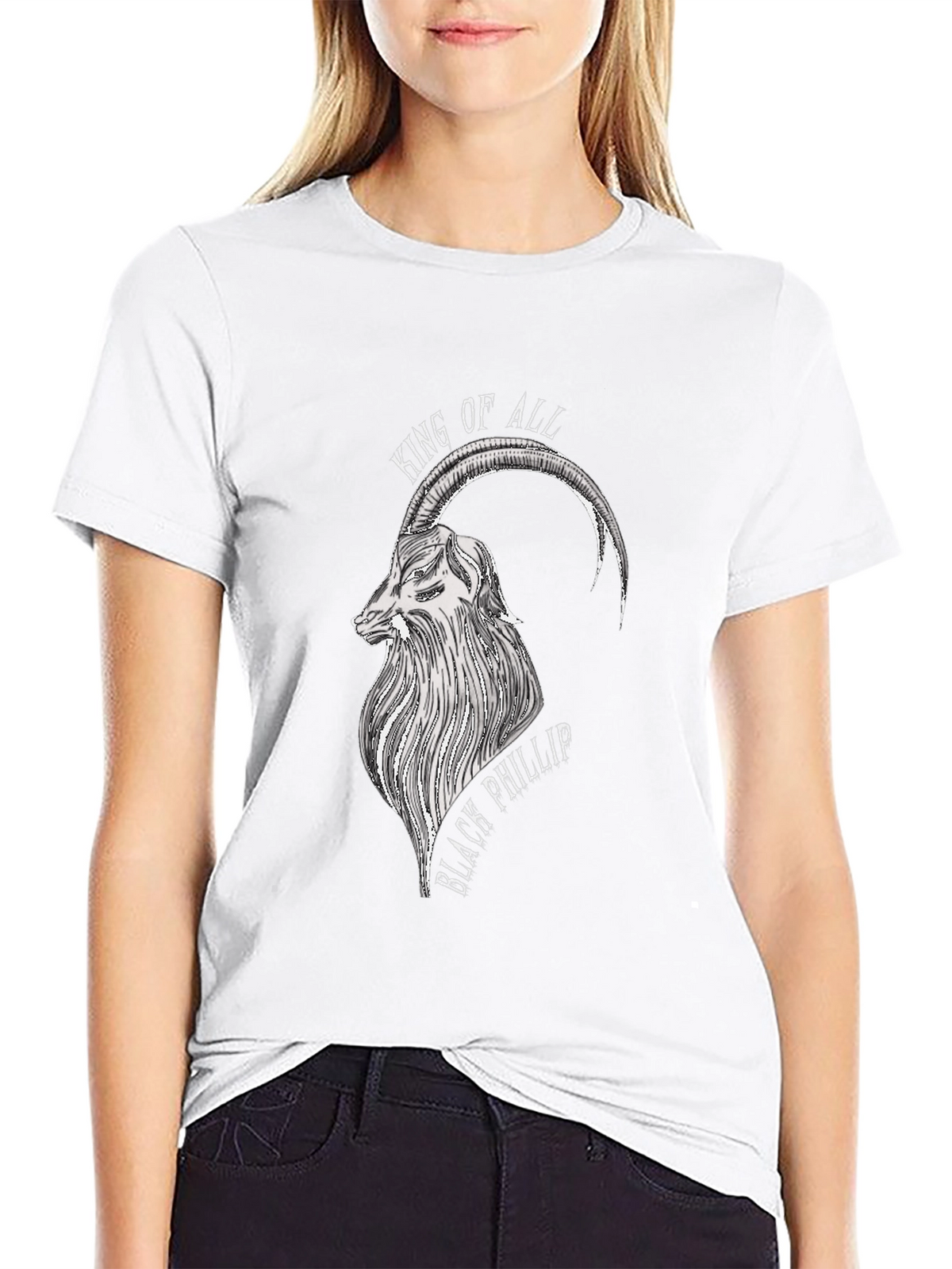 Black Phillip Goat Graphic Tee