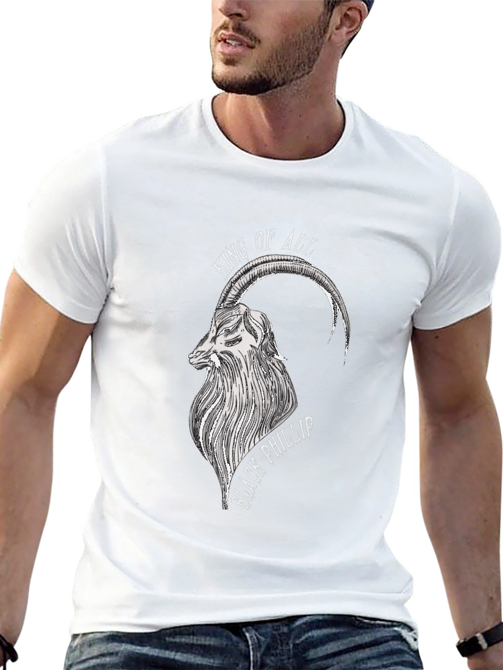 Black Phillip Goat Graphic Tee