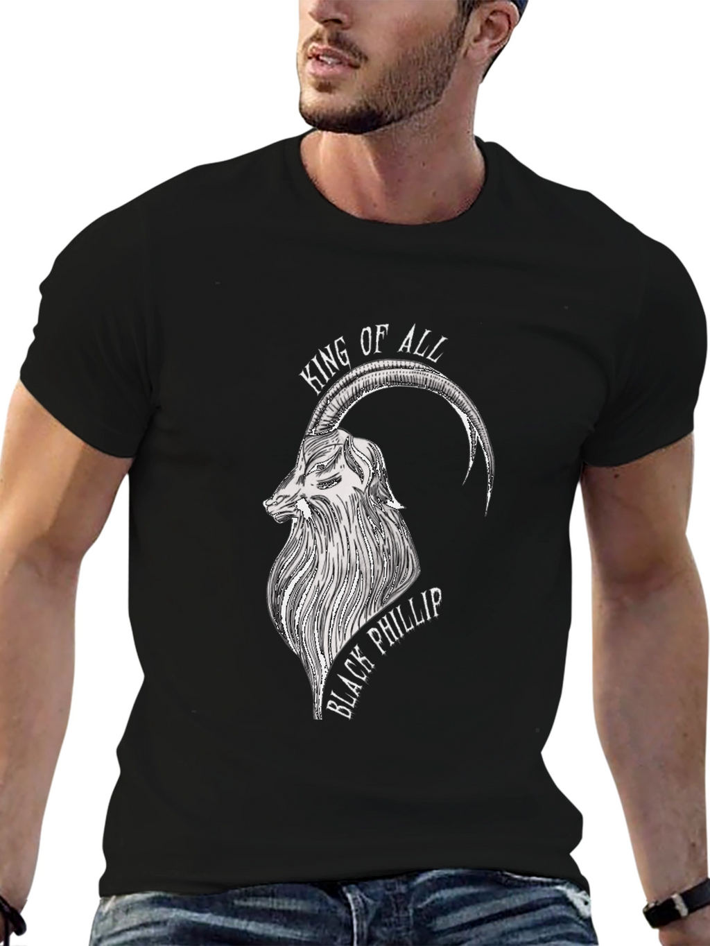 Black Phillip Goat Graphic Tee