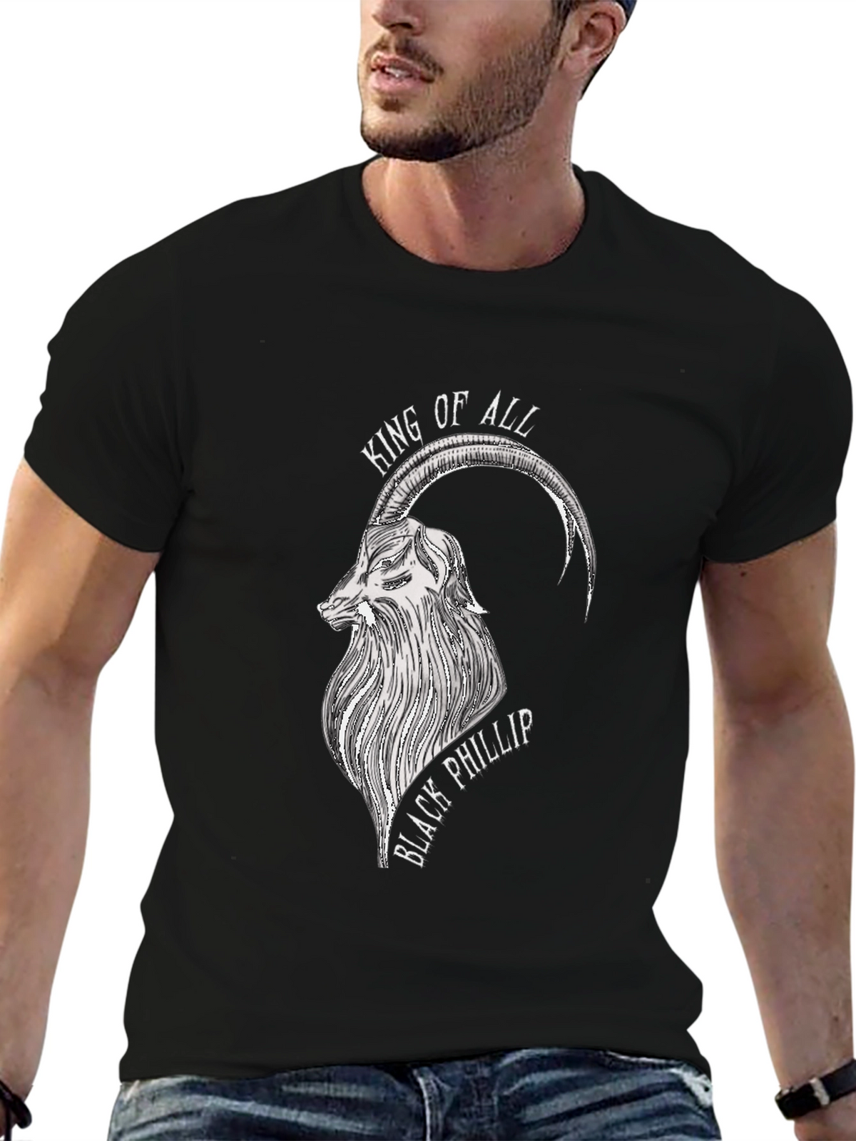 Black Phillip Goat Graphic Tee