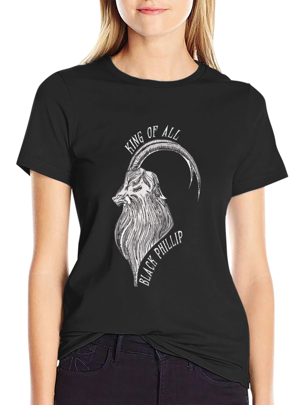 Black Phillip Goat Graphic Tee